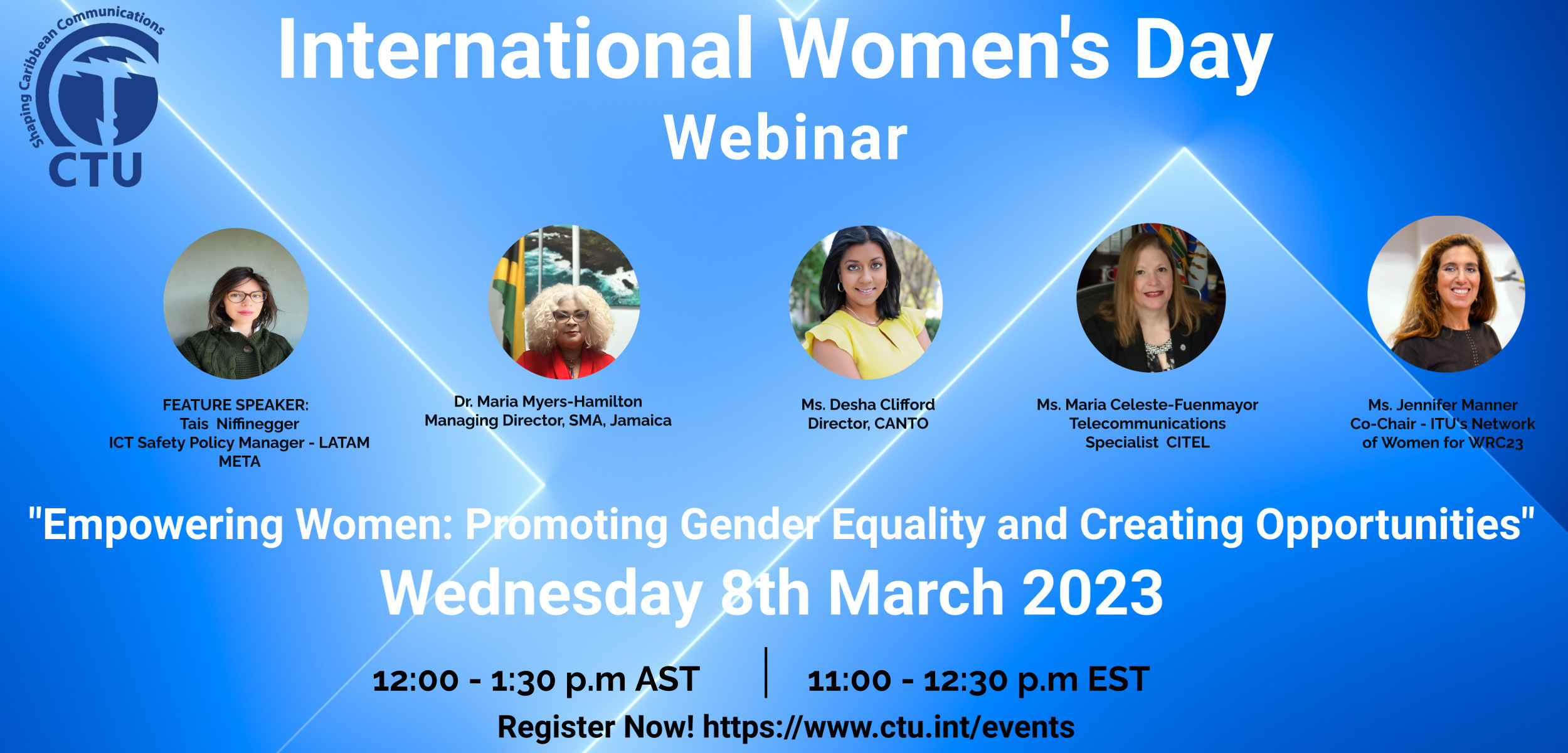 International Womens Day #InspireInclusion Zora Webinar, March 9