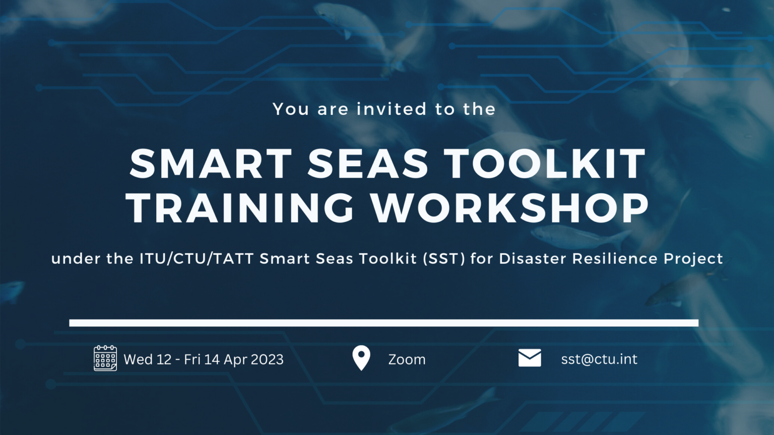 Smart Seas Toolkit Training Workshop Banner 20 March 2023